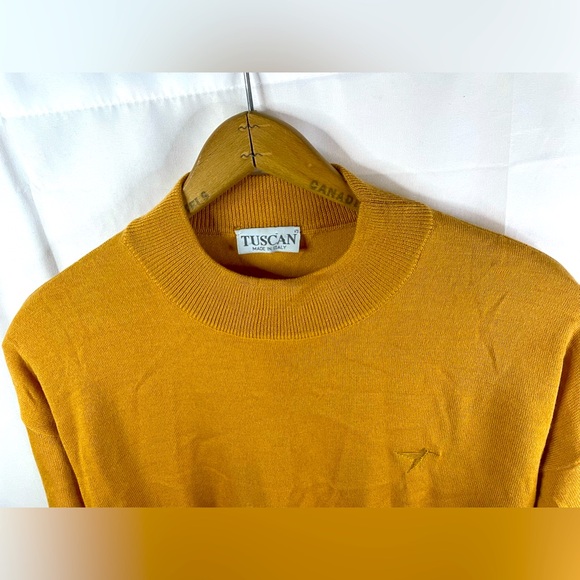 tuscan sweater men's xl merino blend made in italy soft baggy loose minimalist - Picture 4 of 9